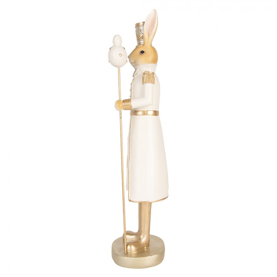 Påskdekoration Kanin 47 cm Beige - Guldfärgad
