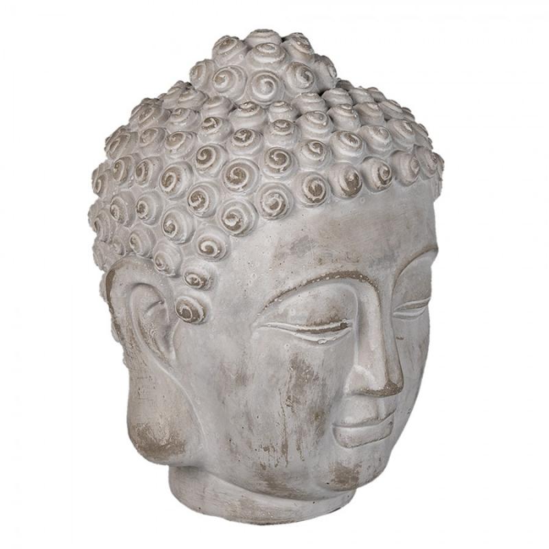 Dekoration Buddha 17x17x24 Cm Grå