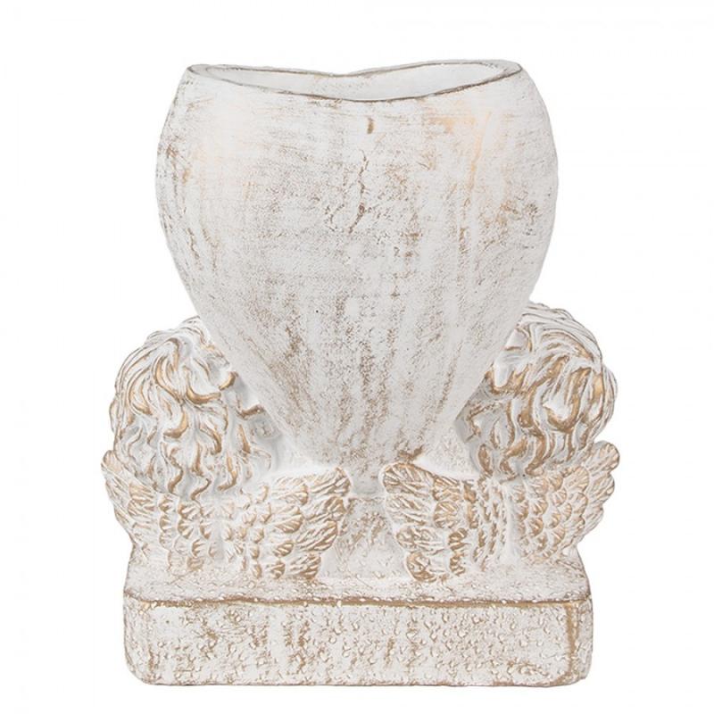 Blomkruka Vit 23x13x25 cm