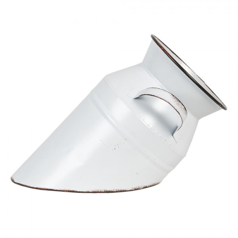 Dekorativ Kanna Mjölkkanna Ø 17x30 Cm Vitmetall