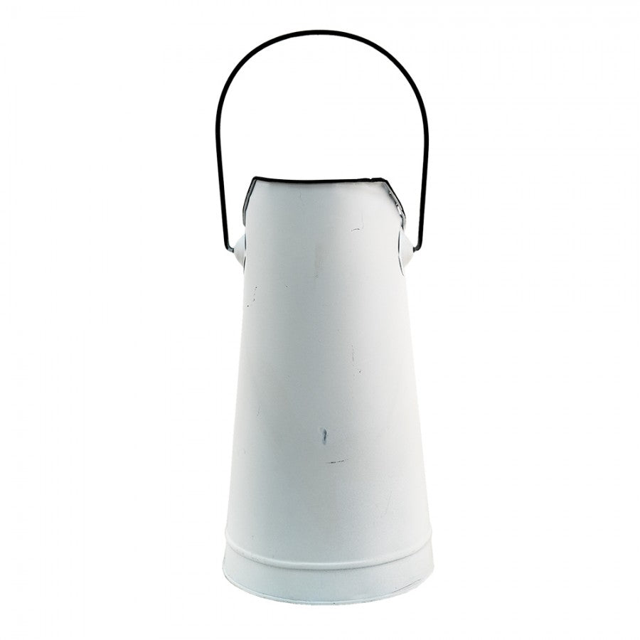 Dekorativ Kanna Kolset Vit, Brun Ø 15x30 cm