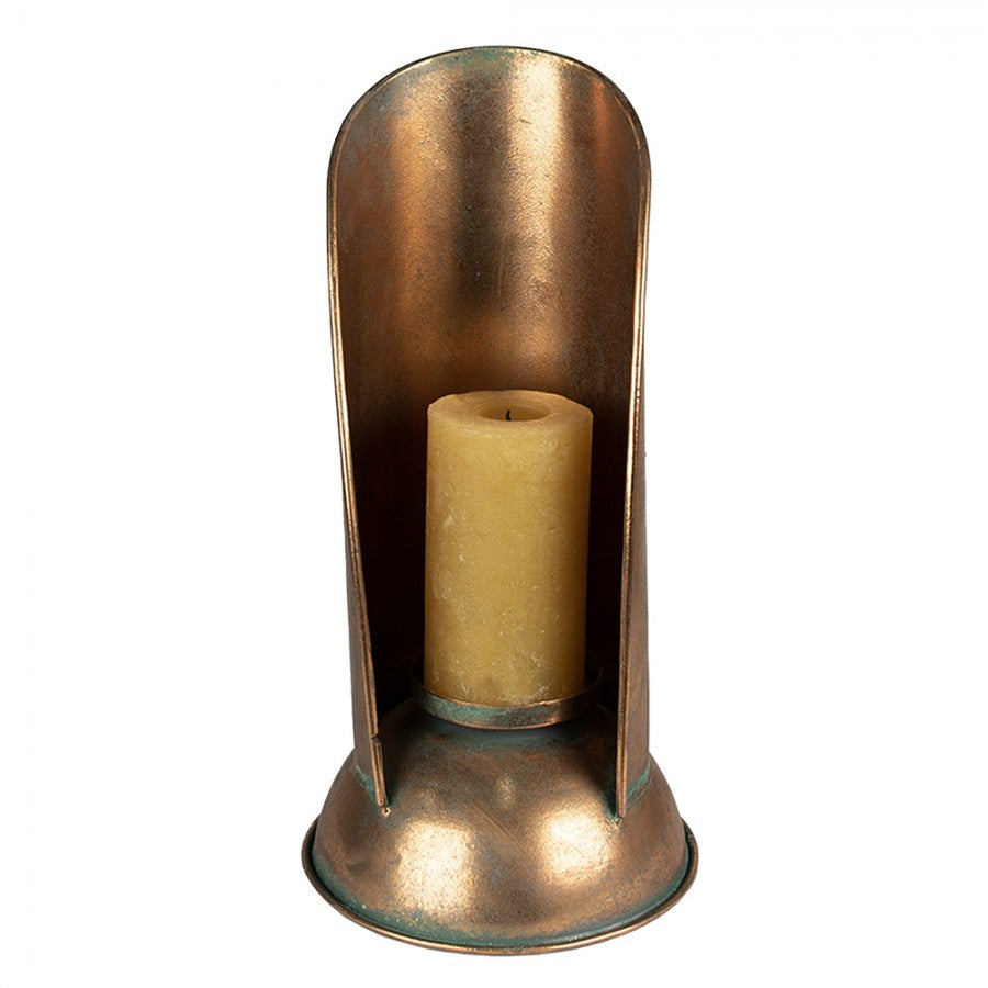 Ljusstake 35 Cm Kopparfärgad metall