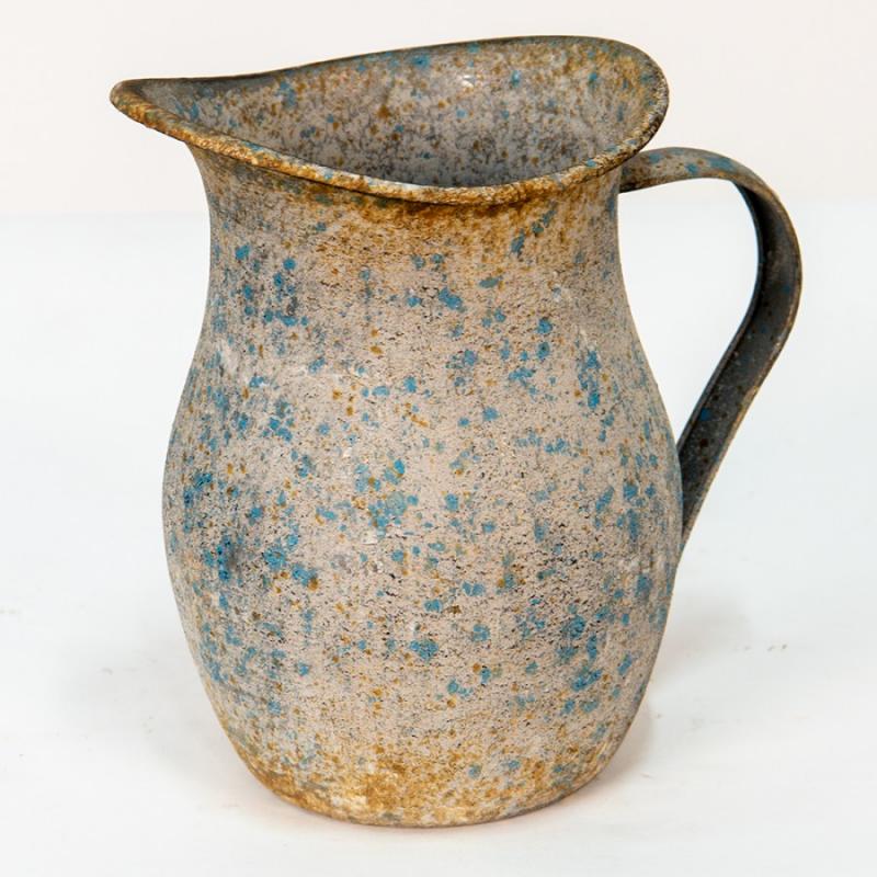 Dekorativ Kanna 20x14x19 Cm Blå metall