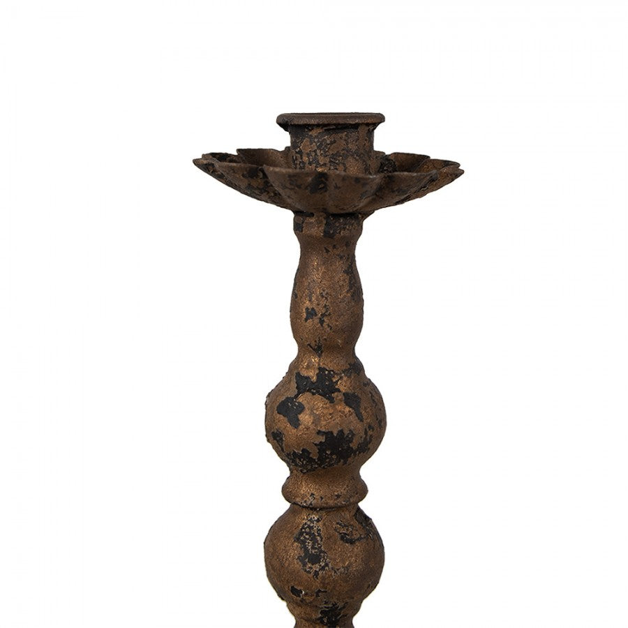 Ljusstake Svart Ø 11x25 cm