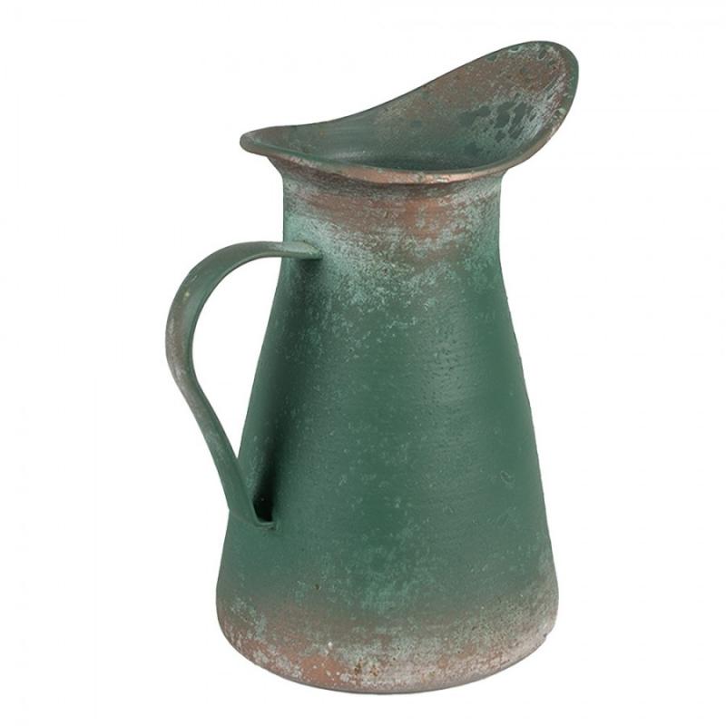 Dekorativ Kanna Grön Metall (B/D/H) 21x15x25 cm