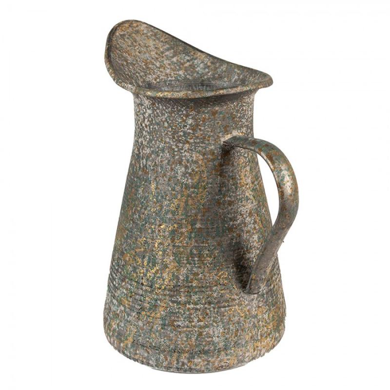 Dekorativ Kanna Grön Guld Metall (B/D/H) 21x15x25 cm