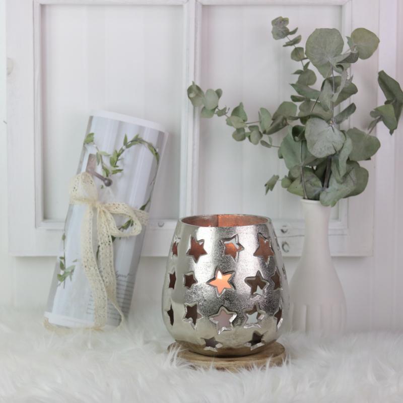 Ljuslykta Stämning XL (B/H/D) 14x18x14 cm