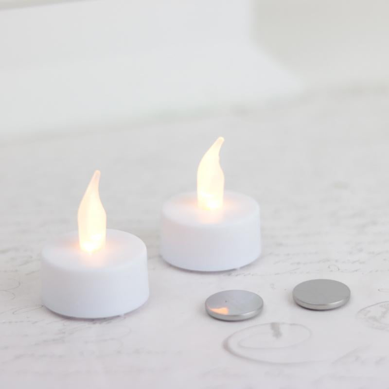 Ljus LED värmeljus med timer 2-pack