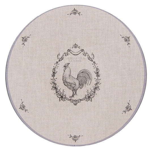 Redskapställ Undertallrik 6-pack Ø 33 cm Tupp Beige