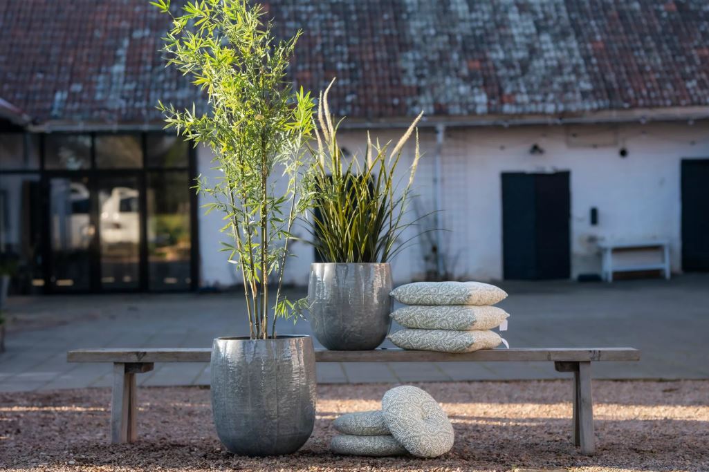 Blomkruka Lou Greige Med Plugg 41x49cm 2-pack