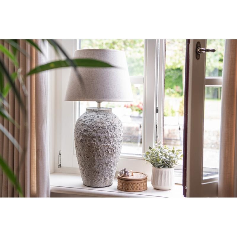 1 Clayre Eef Bordslampa Gr  35x68 cm Terrakotta