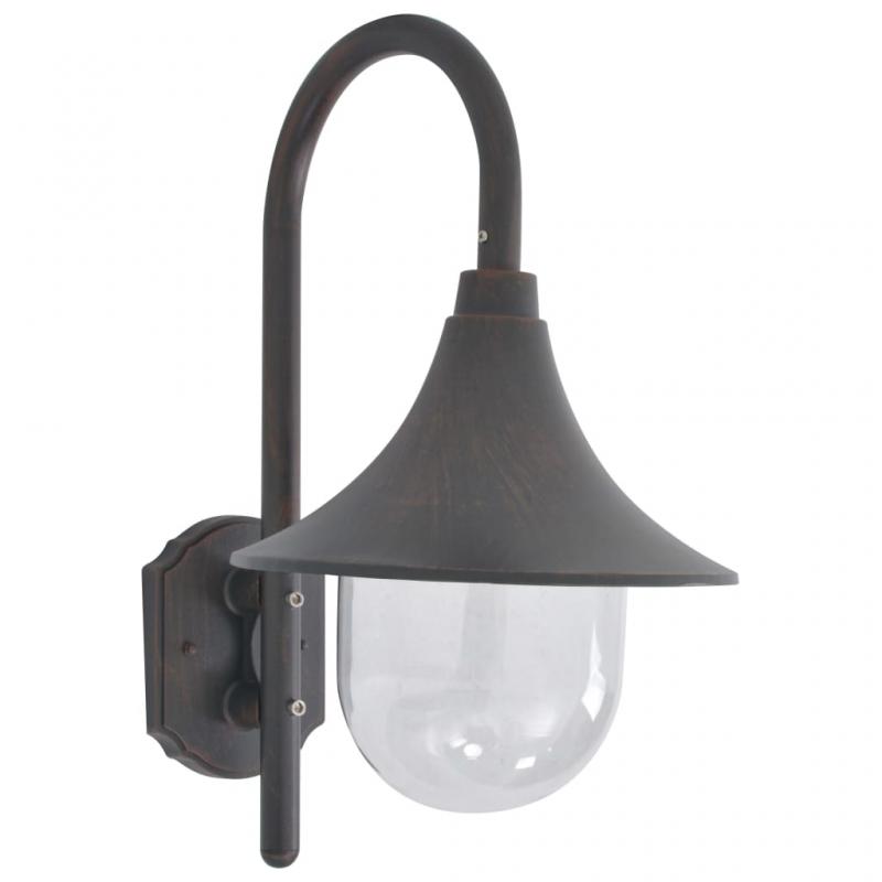 1 VidaXL Vgglampa fr trdgrd E27 42 cm aluminium brons