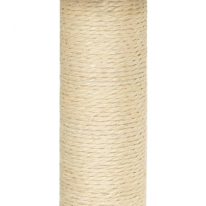 1 VidaXL Kattmbel Klstrd med klspelare i sisal mrkgr 155 cm