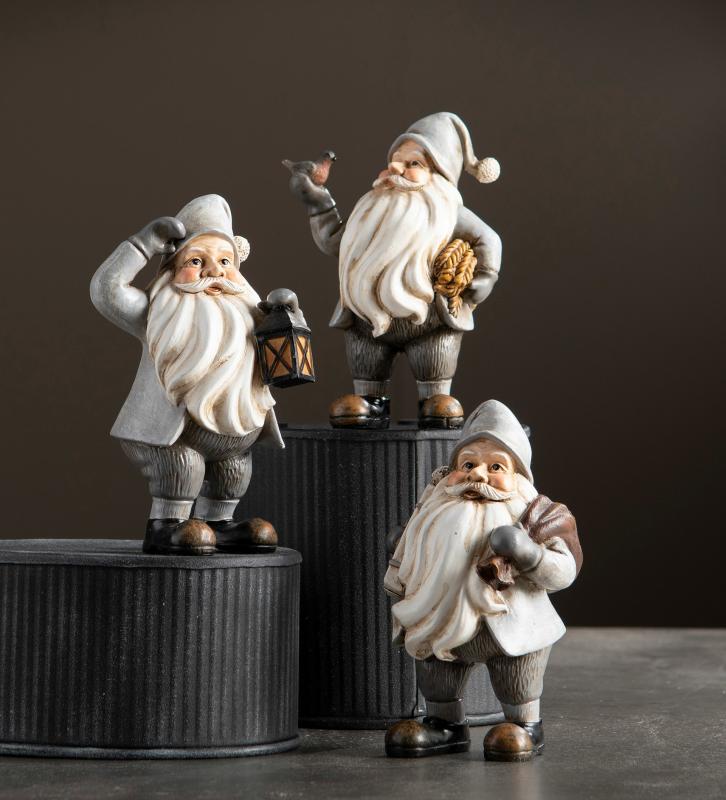 1 A Lot decoration Juldekoration Tomte Gr 15 cm 3-pack