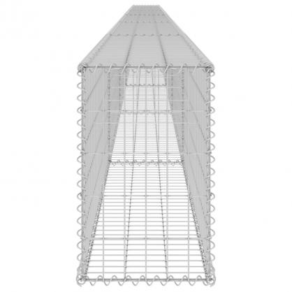 1 VidaXL Gabionmur i galvaniserat stl 900x30x50 cm