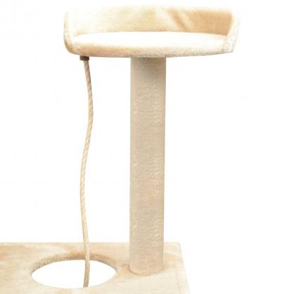 1 VidaXL Kattmbel Klstrd med sisalpelare 150 cm beige