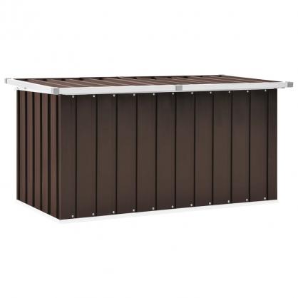 1 VidaXL Dynbox Galvaniserad brun 129x67x65 cm