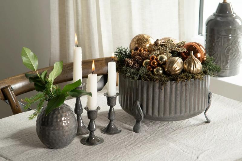 1 A Lot decoration Blomkruka Inomhus 3-pack Rand Rund Granit