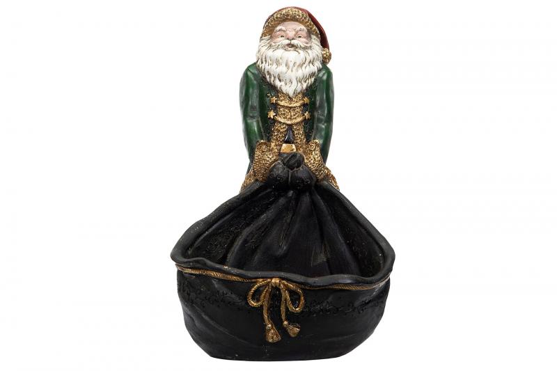 1 A Lot decoration Juldekoration Tomte/Julklappssck Poly 23,5x22,5x36cm