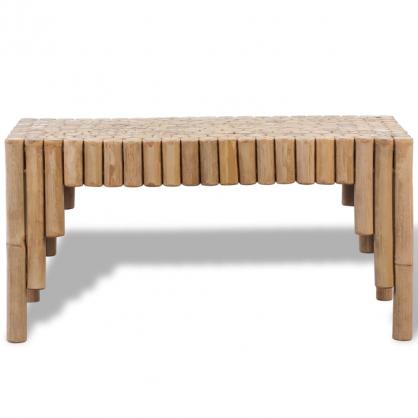 1 VidaXL Soffbord bambu 70x35x35 cm