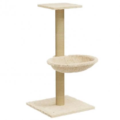 1 VidaXL Kattmbel Klstrd med klspelare sisal grddvit 74 cm