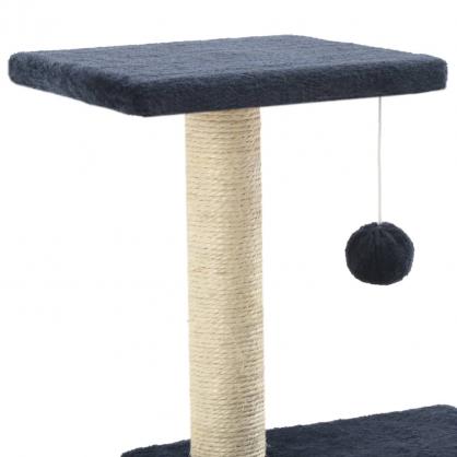 1 VidaXL Kattmbel Klstrd med klspelare i sisal 65 cm mrkbl