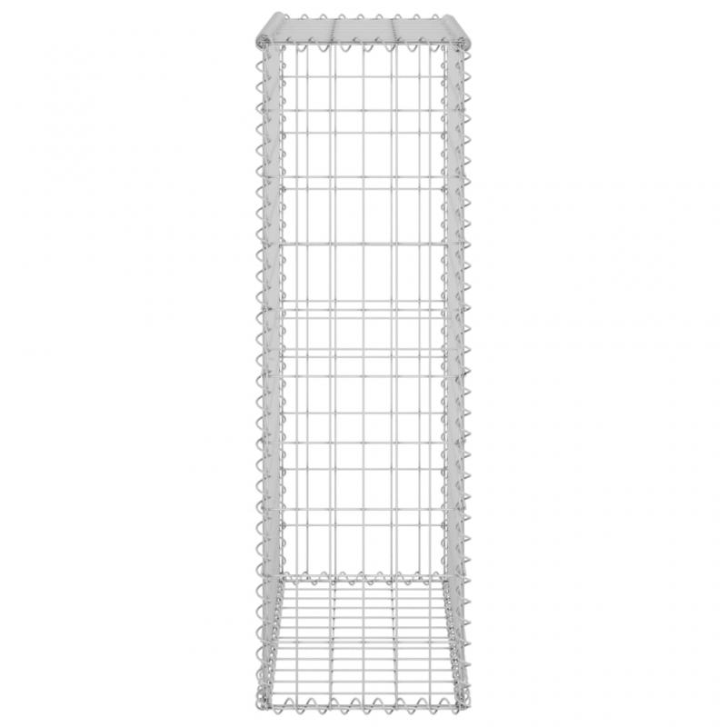 1 VidaXL Gabionmur i galvaniserat stl 60x30x100 cm