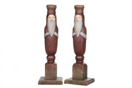 1 A Lot decoration Juldekoration Inomhus Ljusstake/Tomte 30 cm 1st