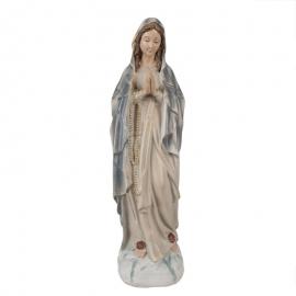 1 Clayre Eef Dekoration Figur Madonna 35 Cm Grå Polyresin