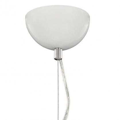 1 VidaXL Taklampa Pendellampa vit och silver  50 cm E27