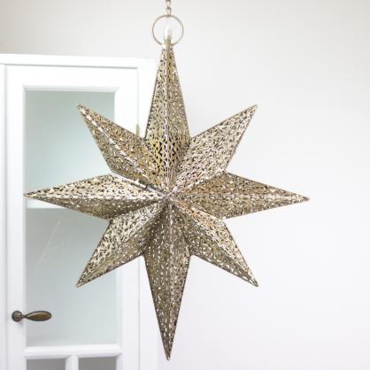 1 A Lot decoration Juldekoration Inomhus Adventsstjrna belysning - Mssing 50 cm