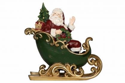 1 A Lot decoration Juldekoration Tomte Slde Poly 29x13x32cm