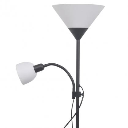 1 VidaXL Golvlampa svart