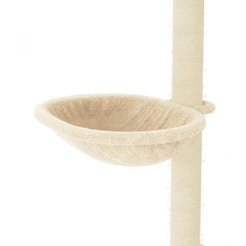 1 VidaXL Kattmbel Klstrd med klspelare sisal grddvit 96 cm