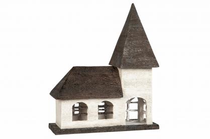 1 A Lot decoration Kyrka polyresin10x28x34cm