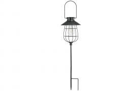 1 A Lot decoration Lampa/Solcell Led Pinne Svart Ant. 22x64cm