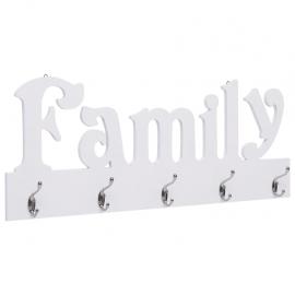 1 VidaXL Klädhängare Väggkrokar FAMILY 74x29,5 cm