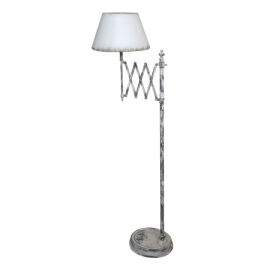 1 Chic Antique Golvlampa H157/L62/Ø38 cm antik creme