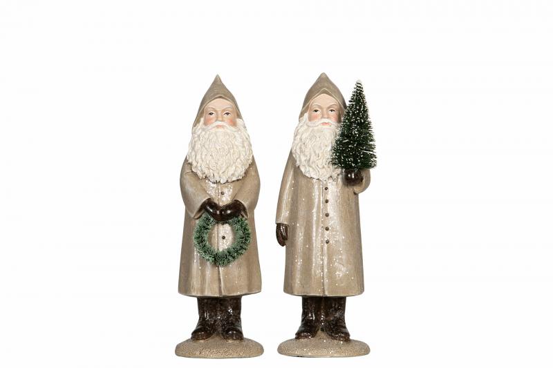 1 A Lot decoration Juldekoration Tomte Noel Mix Poly 2-pack 8x24,5cm