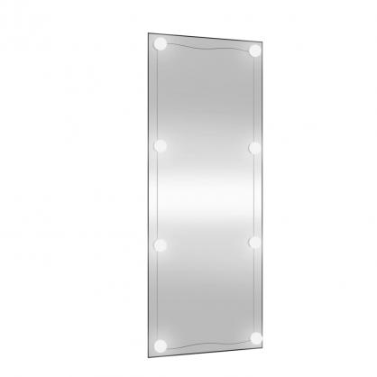 1 VidaXL Vggspegel med LED-belysning rektangulr 40x100 cm glas