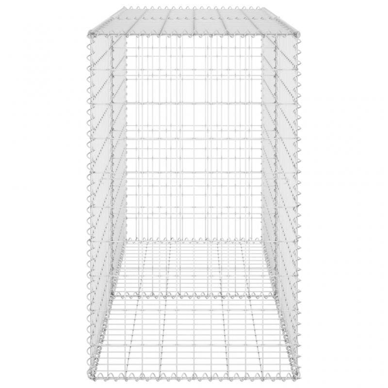 1 VidaXL Gabionmur galvaniserat stl 150x60x100 cm