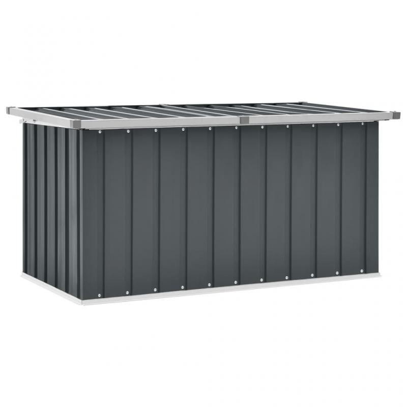 1 VidaXL Dynbox Galvaniserad gr 129x67x65 cm