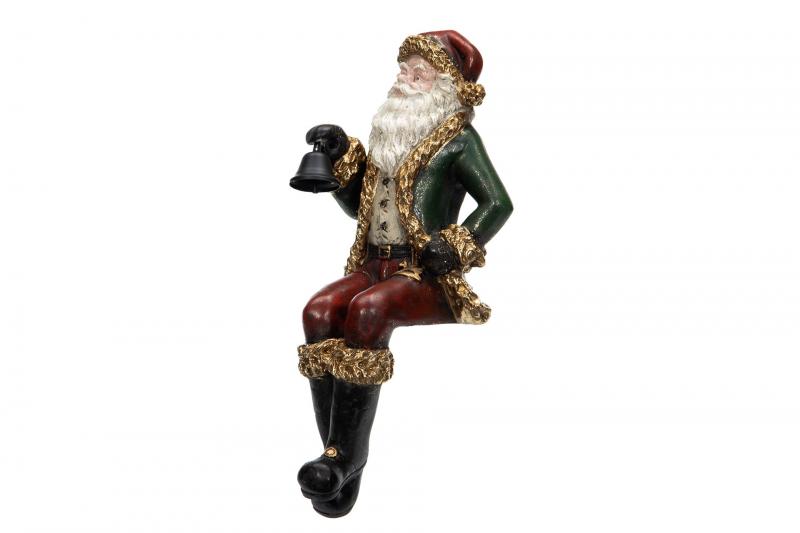 1 A Lot decoration Juldekoration Tomte Sittande Poly 18x16x36,5cm