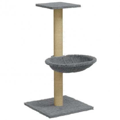 1 VidaXL Kattmbel Klstrd med klspelare sisal ljusgr 74 cm