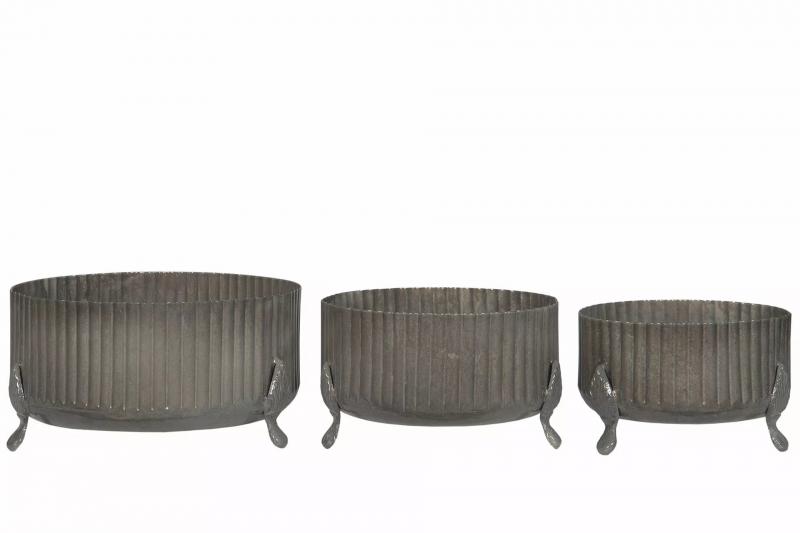 1 A Lot decoration Blomkruka Inomhus 3-pack Rand Rund Granit