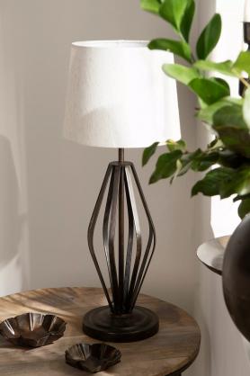 1 A Lot decoration Bordslampa Laurita Antik Brun 18x52cm