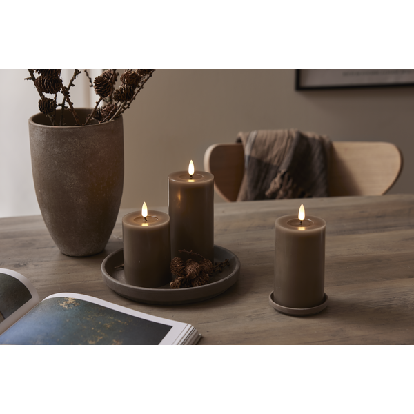 LED Blockljus Flamme Flow Mullvad 15 cm