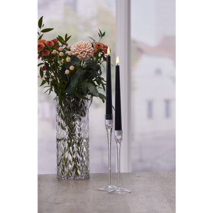 LED Antikljus 2-pack Flamme Candy Svart