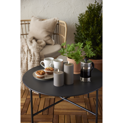 LED Blockljus UTOMHUS Flamme Soft Mullvad 12,5 cm