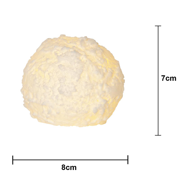 Belysning Jul LED Blockljus 2-pack Snowball